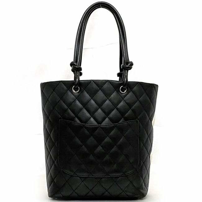 Chanel CHANEL Tote Bag Black Leather Size ONE SIZE - 2 Thumbnail