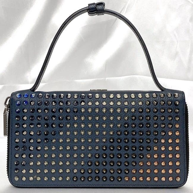 Christian Louboutin CHRISTIAN LOUBOUTIN Blue Leather Size ONE SIZE - 2 Thumbnail