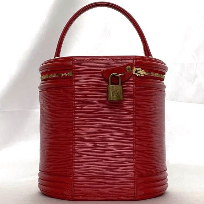 Louis Vuitton LOUIS VUITTON Handbag Red Leather Size ONE SIZE - 3 Thumbnail