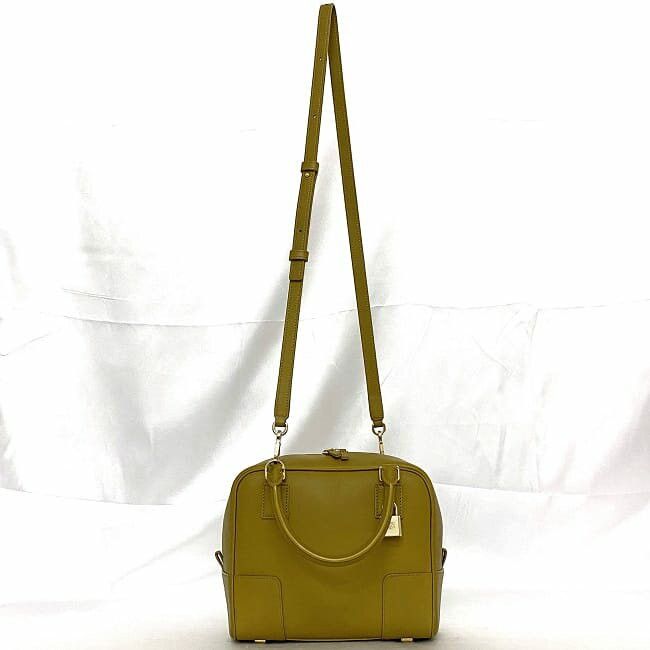Loewe LOEWE Handbag Yellow Leather Size ONE SIZE - 2 Thumbnail