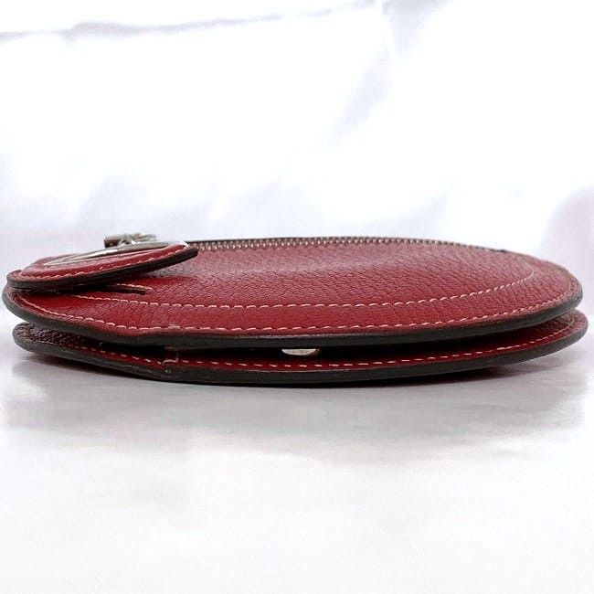 Hermes HERMES Red Leather Size ONE SIZE - 3 Thumbnail