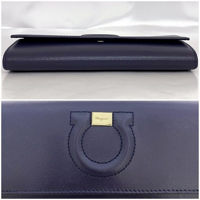 Salvatore Ferragamo SALVATORE FERRAGAMO Blue Leather Size ONE SIZE - 2 Thumbnail