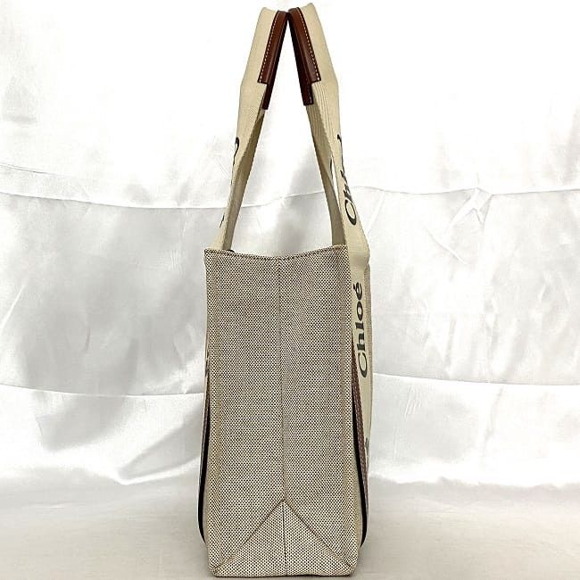 Chloe CHLOE Tote Bag Neutrals Cotton Size ONE SIZE - 2 Thumbnail