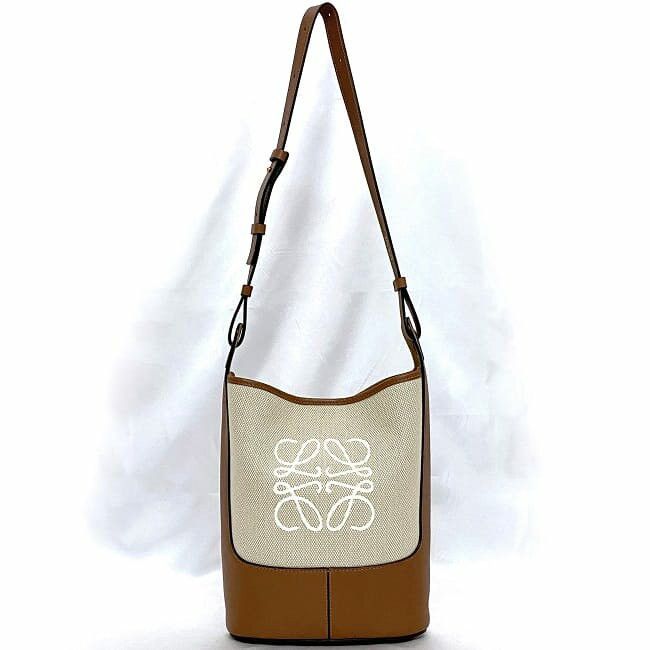 Loewe LOEWE Shoulder Bag Brown Cotton Size ONE SIZE - 2 Thumbnail