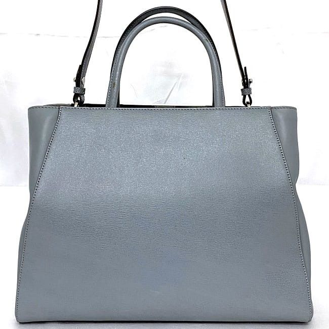 Fendi FENDI Tote Bag Blue Leather Size ONE SIZE - 3 Thumbnail