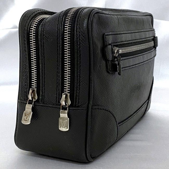 Louis Vuitton LOUIS VUITTON Black Leather Size ONE SIZE - 2 Thumbnail