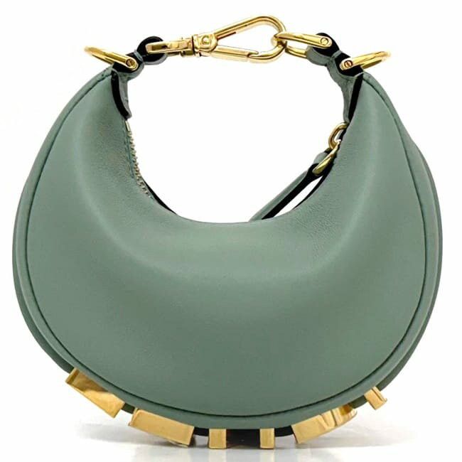 Fendi FENDI Mini Bag Green Leather Size ONE SIZE - 3 Thumbnail