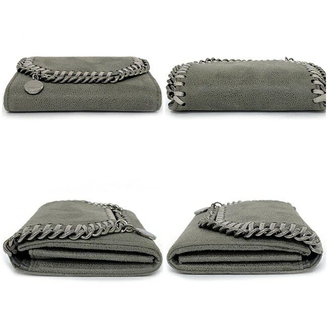 Stella McCartney STELLA MCCARTNEY Grey Leather Size ONE SIZE - 3 Thumbnail