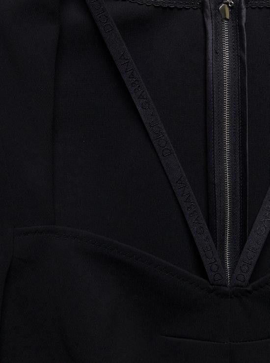 Dolce & Gabbana DOLCE & GABBANA Women Dresses F6AUTTFUGKFN0000 Black Size S / US 4 / IT 40 - 3 Thumbnail