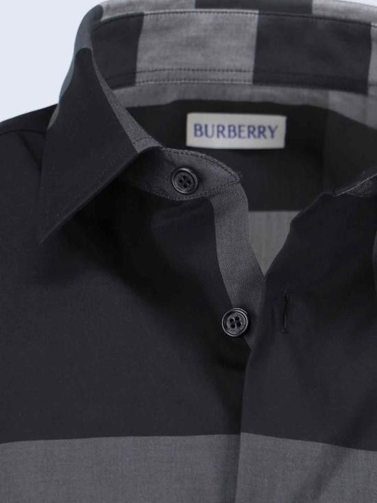 Burberry BURBERRY Men Long Tops 8075784 A1008 Black Size US S / EU 44-46 / 1 - 5 Thumbnail