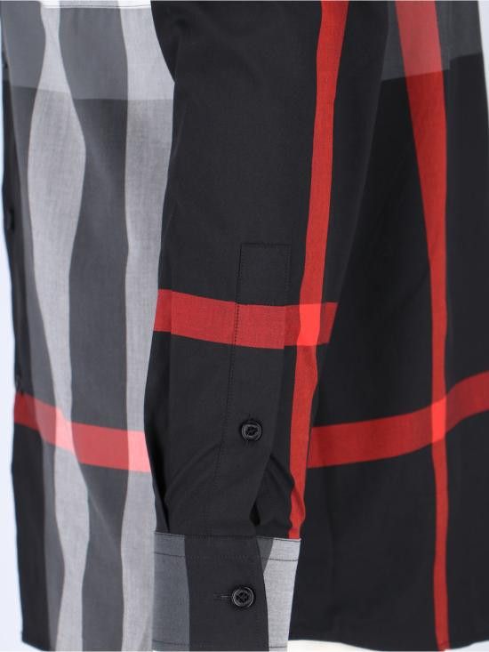 Burberry BURBERRY Men Long Tops 8075784 A1008 Black Size US S / EU 44-46 / 1 - 3 Thumbnail