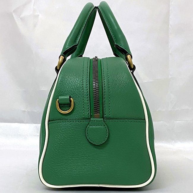 Gucci GUCCI Tote Bag Green Leather Size ONE SIZE - 3 Thumbnail