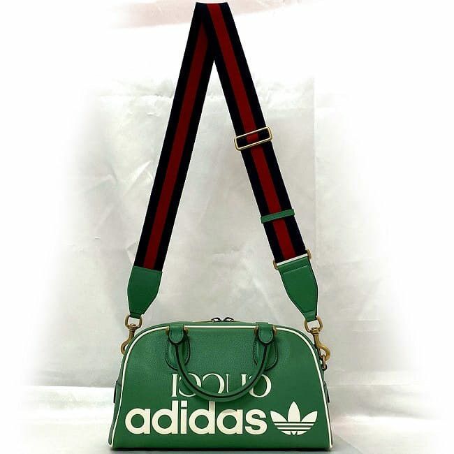 Gucci GUCCI Tote Bag Green Leather Size ONE SIZE - 2 Thumbnail