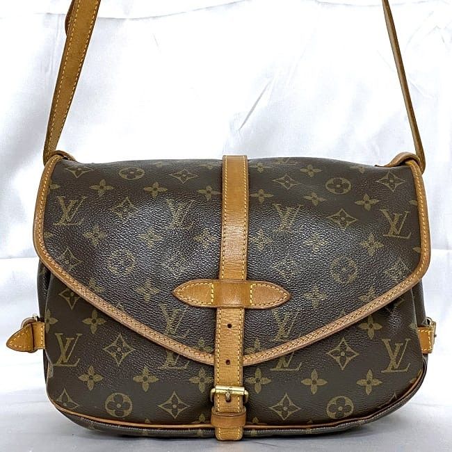 Louis Vuitton LOUIS VUITTON Shoulder Bag Brown Cotton Size ONE SIZE - 3 Thumbnail