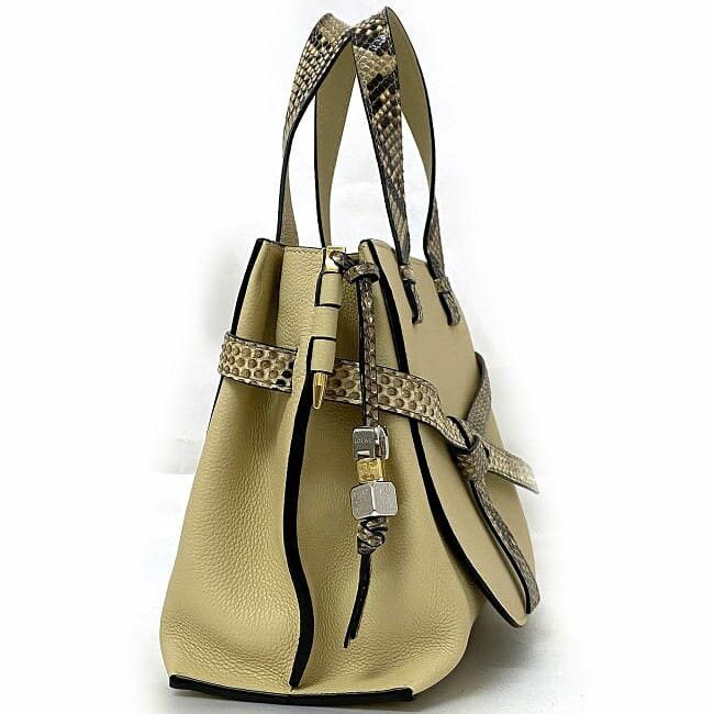 Loewe LOEWE Handbag Neutrals Leather Size ONE SIZE - 2 Thumbnail