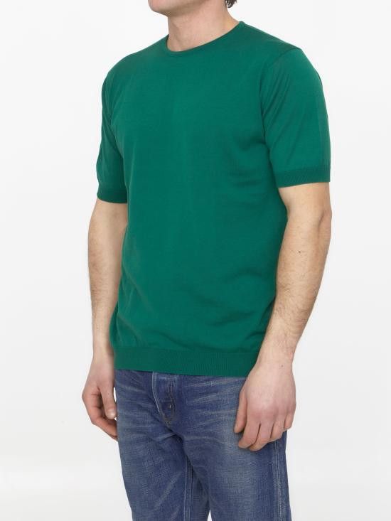 John Smedley JOHN SMEDLEY Men Sweater BELDEN GREEN Size US S / EU 44-46 / 1 - 2 Thumbnail