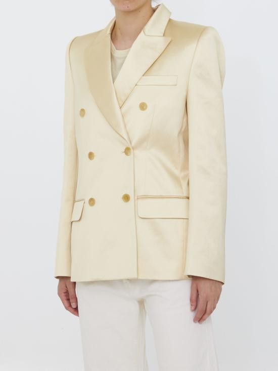 KHAITE KHAITE Women Jackets 6100162 BEIGE Size S / US 4 / IT 40 - 2 Thumbnail