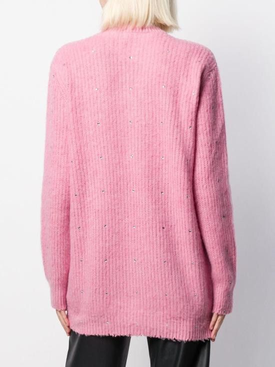 MSGM MSGM Women Sweater 2742MDM25719595812 PINK Size S / US 4 / IT 40 - 4 Thumbnail