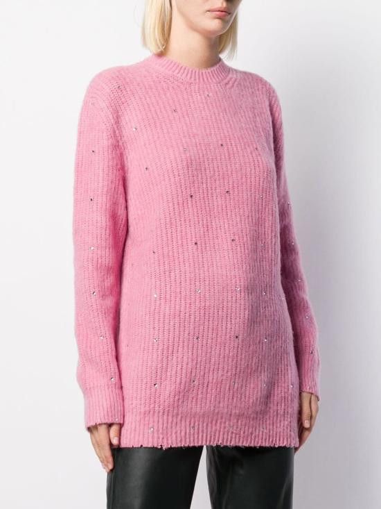 MSGM MSGM Women Sweater 2742MDM25719595812 PINK Size S / US 4 / IT 40 - 3 Thumbnail