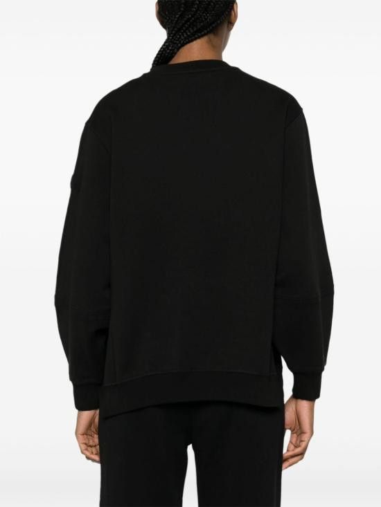 Moncler MONCLER Women Hoodies J10938G00006809KR 999 BLACK Size M / US 6-8 / IT 42-44 - 4 Thumbnail