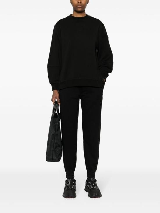 Moncler MONCLER Women Hoodies J10938G00006809KR 999 BLACK Size S / US 4 / IT 40 - 2 Thumbnail