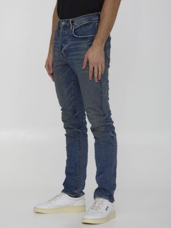 Purple Brand PURPLE BRAND Men Denim Pants P005 BLUE Size US 31 - 2 Thumbnail