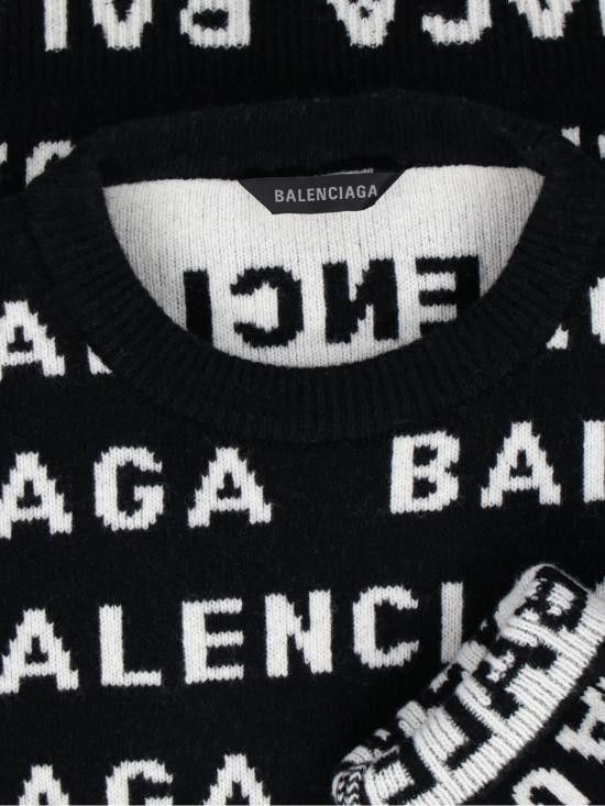 Balenciaga BALENCIAGA Men Sweater 761596 T1673 1070 Black Size US S / EU 44-46 / 1 - 4 Thumbnail