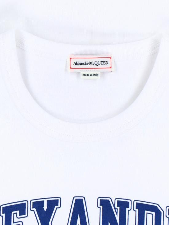 Alexander McQueen ALEXANDER MCQUEEN Men T-Shirts 759442 QTAAW 0963 White Size US L / EU 52-54 / 3 - 3 Thumbnail