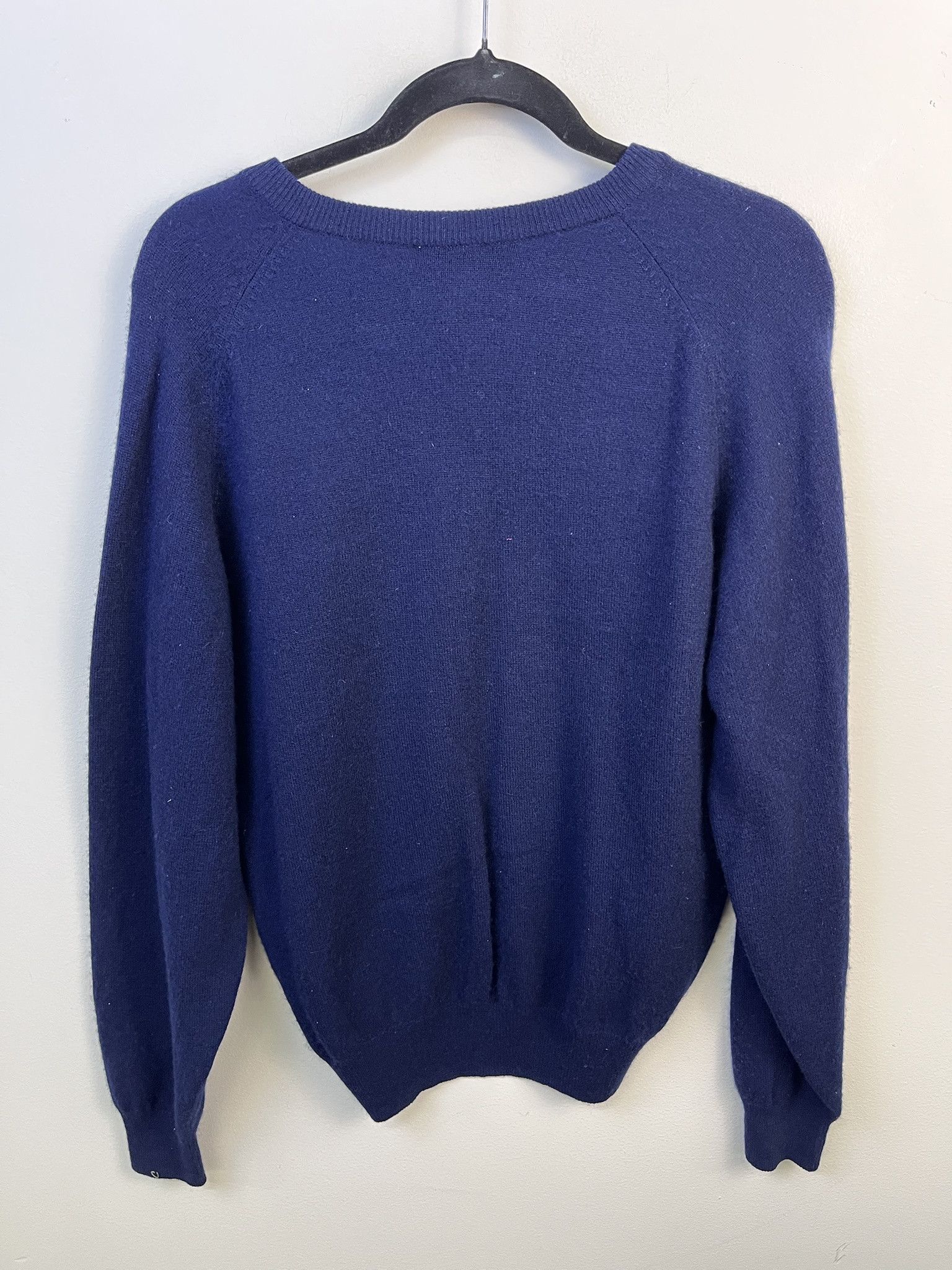 Valentino Vintage Knit Sweater 1990s Thick Knit Valentino Navy Knit Sweater Size M Size US M / EU 48-50 / 2 - 3 Thumbnail