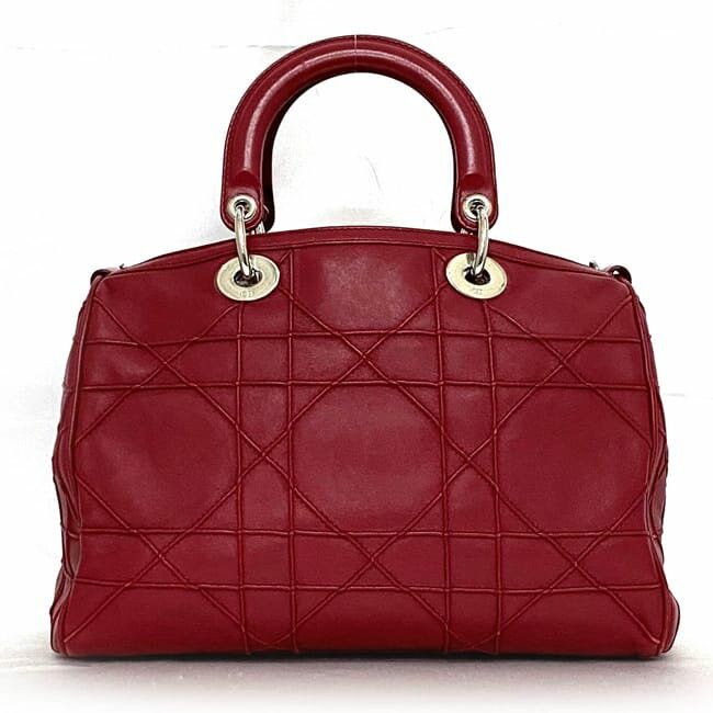 Dior DIOR Handbag Pink Leather Size ONE SIZE - 3 Thumbnail