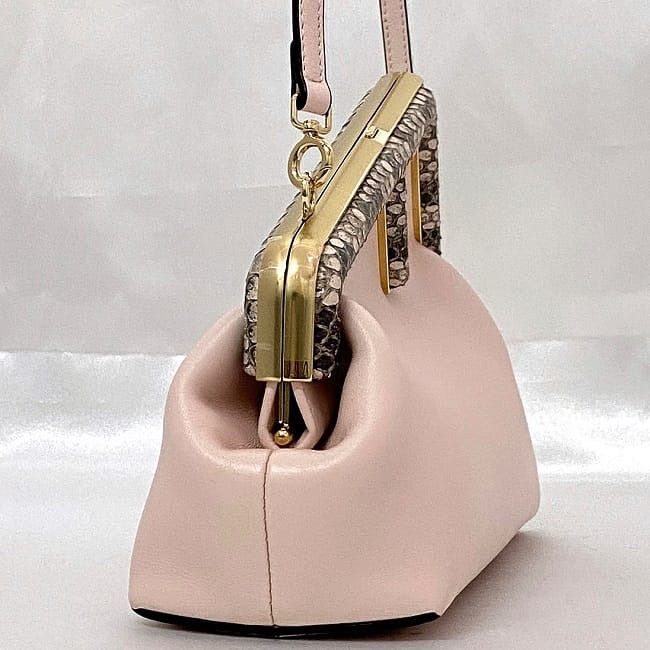 Fendi FENDI Shoulder Bag Pink Leather Size ONE SIZE - 3 Thumbnail