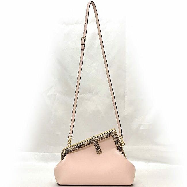 Fendi FENDI Shoulder Bag Pink Leather Size ONE SIZE - 2 Thumbnail