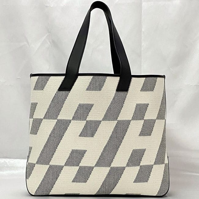 Hermes HERMES Tote Bag Neutrals Cotton Size ONE SIZE - 3 Thumbnail