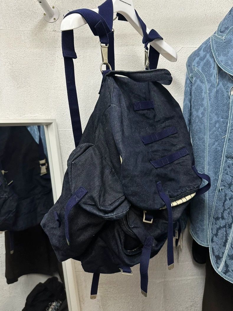 Junya Watanabe Junya Watanabe Man denim parachute backpack Size ONE SIZE - 3 Thumbnail