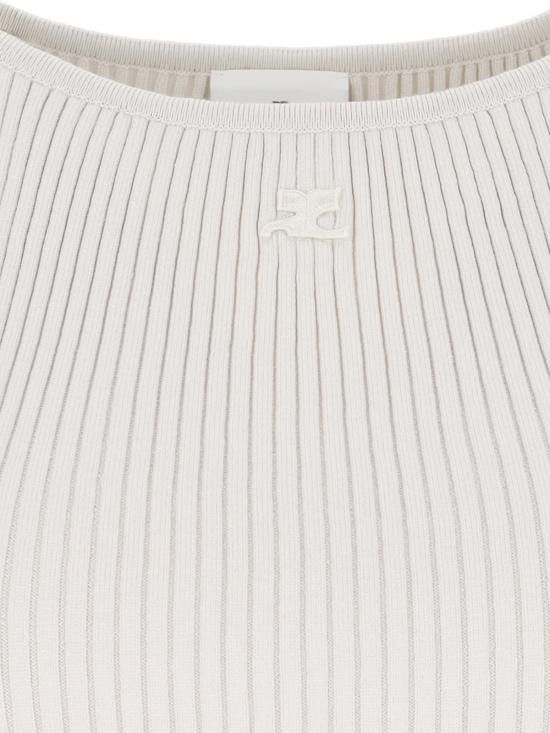 Courreges COURREGES Women Mid Skirts 124MRO328FI0001 9099 Beige Size M / US 6-8 / IT 42-44 - 3 Thumbnail