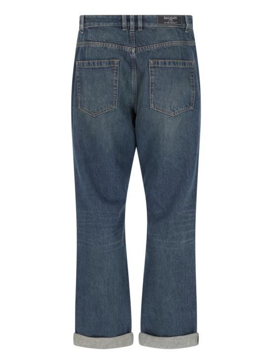 Balmain BALMAIN Men Denim Pants BH0MI044DD93 6KD Blue Size US 31 - 3 Thumbnail