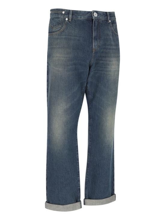 Balmain BALMAIN Men Denim Pants BH0MI044DD93 6KD Blue Size US 31 - 2 Thumbnail