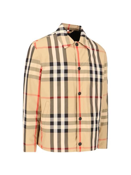 Burberry BURBERRY Men Long Tops 8070347 A7028 Beige Size US L / EU 52-54 / 3 - 2 Thumbnail