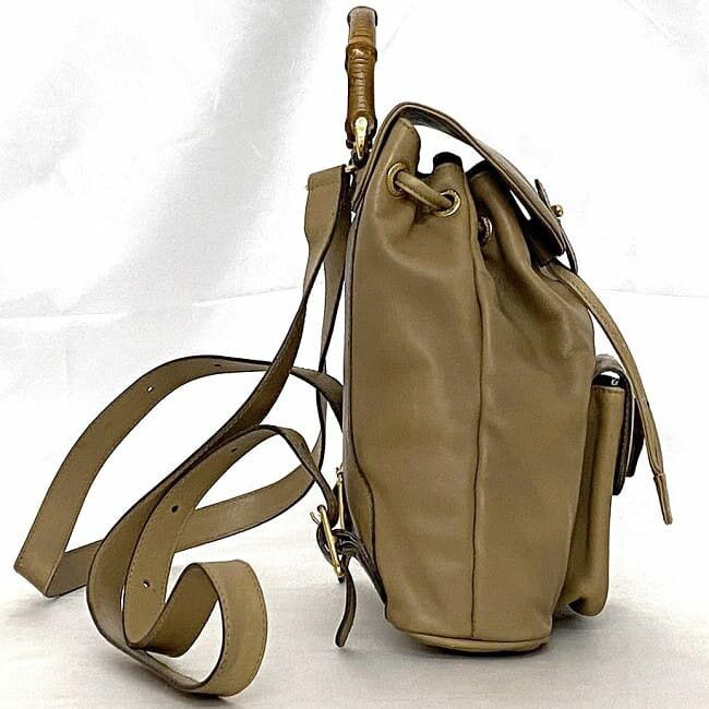 Gucci GUCCI Backpack Neutrals Leather Size ONE SIZE - 2 Thumbnail