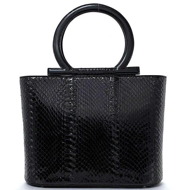 Salvatore Ferragamo SALVATORE FERRAGAMO Handbag Black Leather - Exotic Size ONE SIZE - 3 Thumbnail