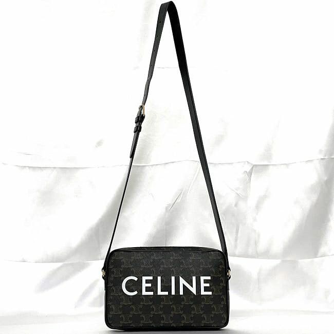 Celine CELINE Shoulder Bag Black Pvc Size ONE SIZE - 2 Thumbnail