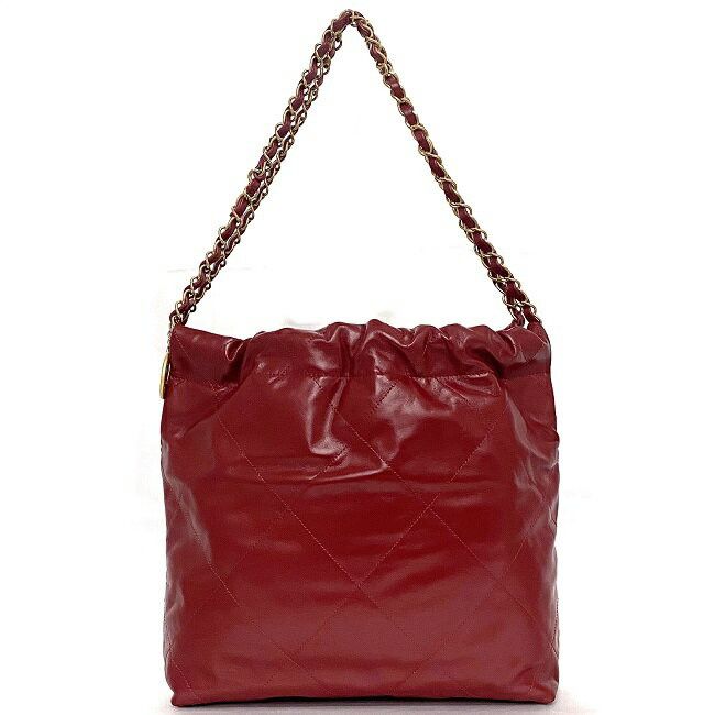 Chanel CHANEL Handbag Red Leather Size ONE SIZE - 3 Thumbnail