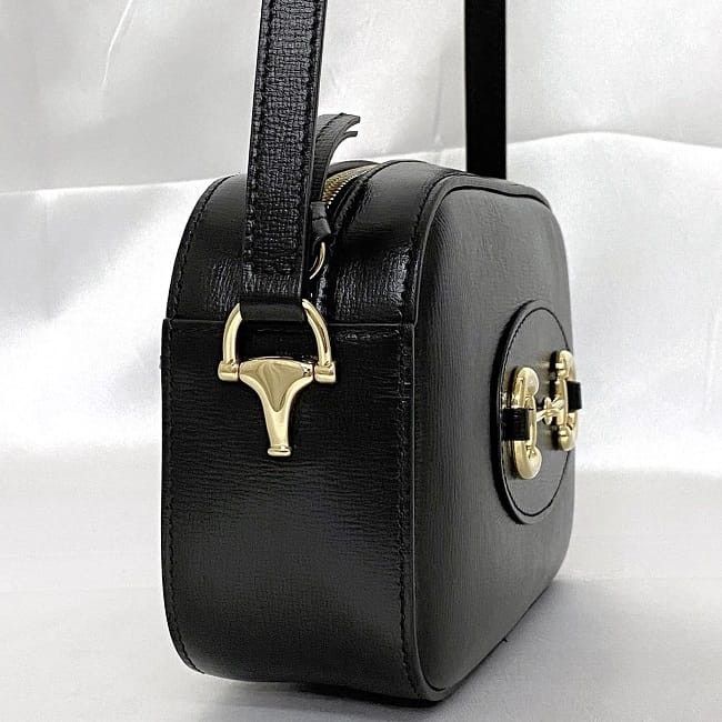 Gucci GUCCI Shoulder Bag Black Leather Size ONE SIZE - 3 Thumbnail