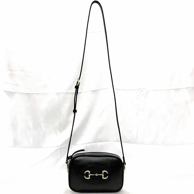 Gucci GUCCI Shoulder Bag Black Leather Size ONE SIZE - 2 Thumbnail