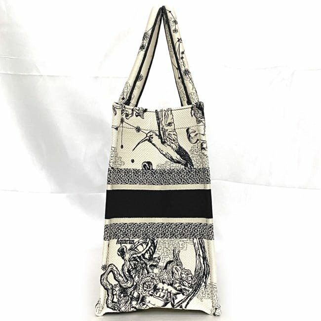 Dior DIOR Tote Bag White Cotton Size ONE SIZE - 2 Thumbnail