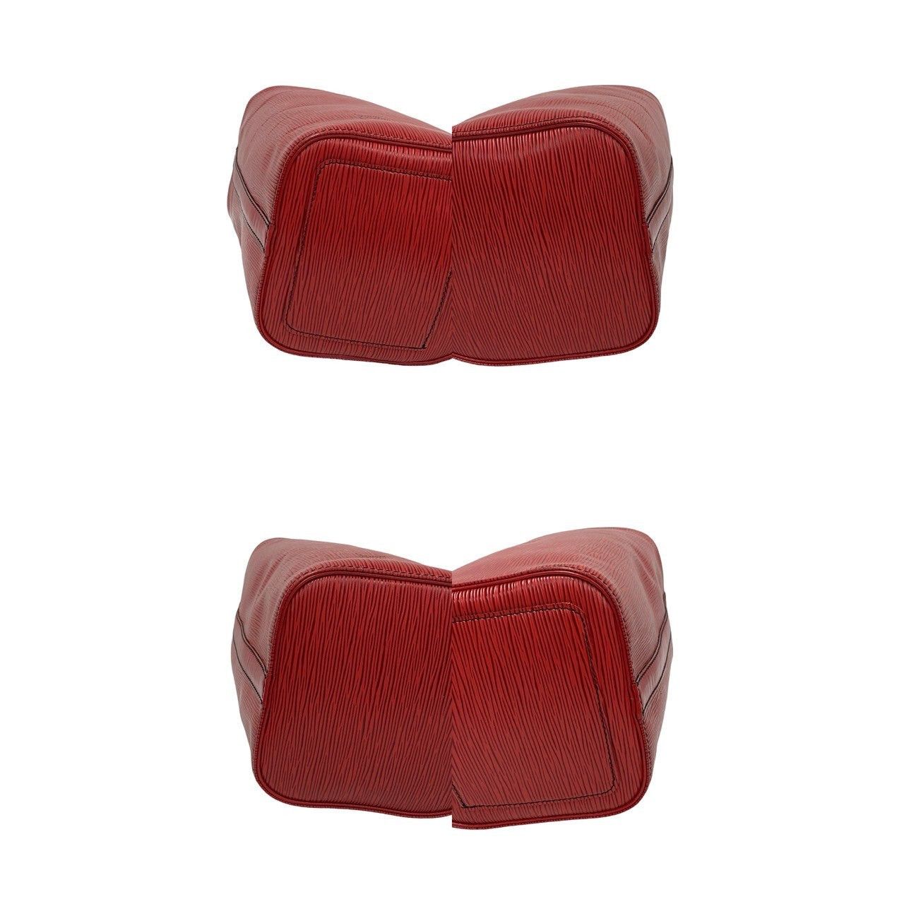 Louis Vuitton Louis Vuitton Handbag Red Leather Size ONE SIZE - 7 Thumbnail