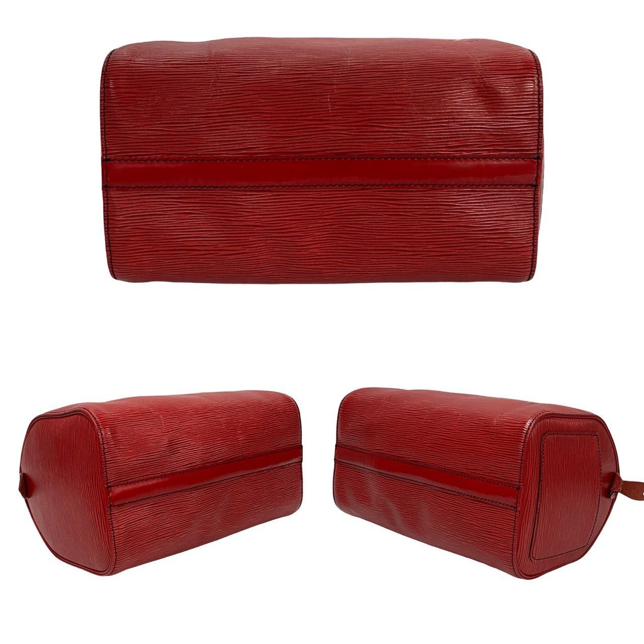 Louis Vuitton Louis Vuitton Handbag Red Leather Size ONE SIZE - 6 Thumbnail