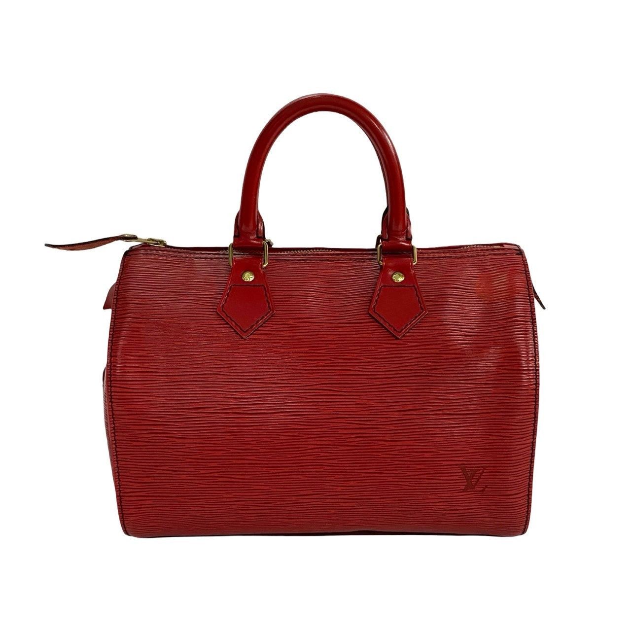 Louis Vuitton Louis Vuitton Handbag Red Leather Size ONE SIZE - 4 Thumbnail
