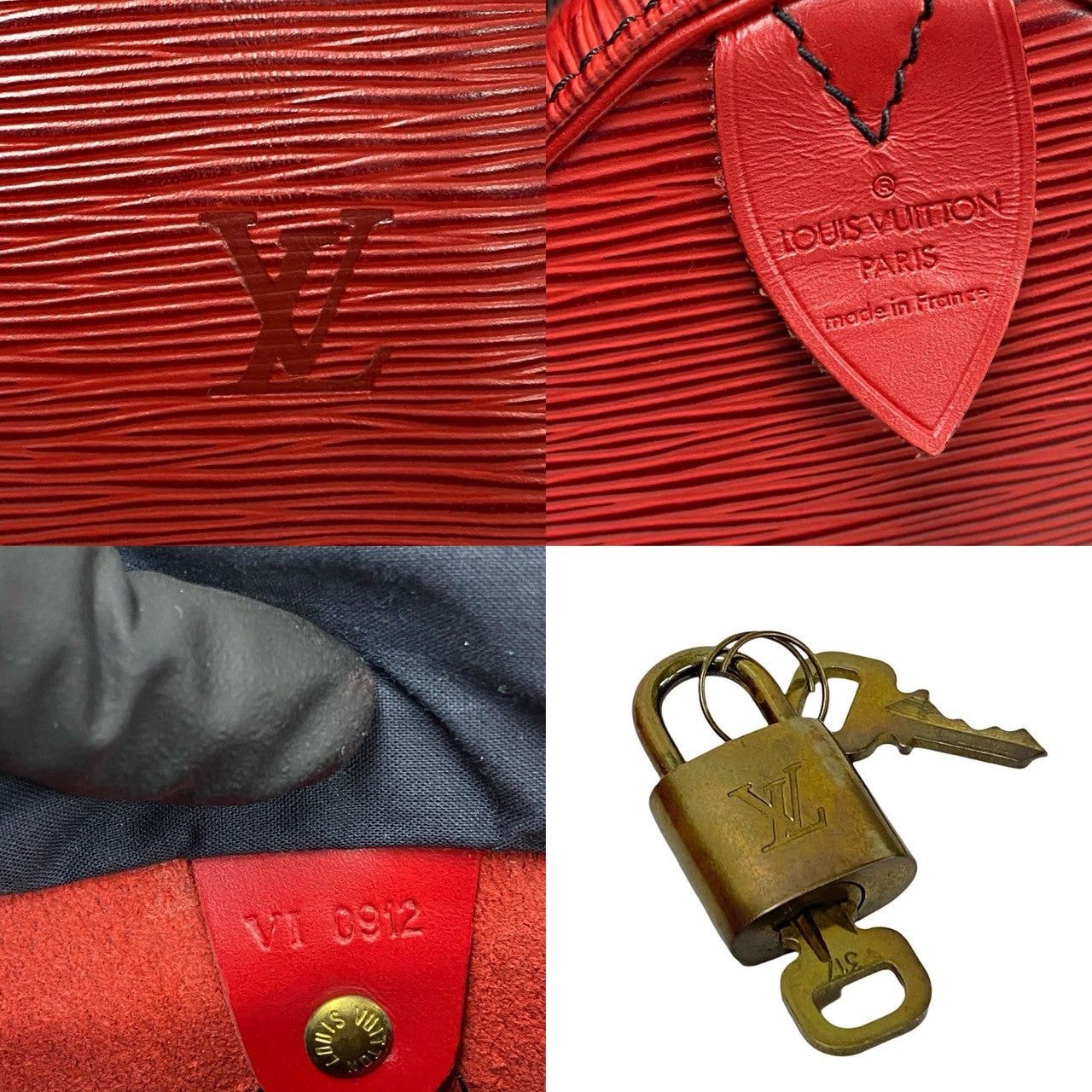 Louis Vuitton Louis Vuitton Handbag Red Leather Size ONE SIZE - 2 Thumbnail