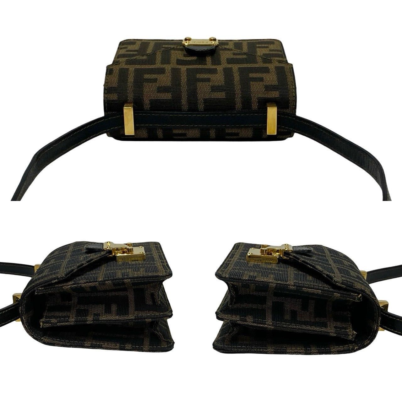 Fendi Fendi Shoulder Bag Brown Leather Size ONE SIZE - 4 Thumbnail
